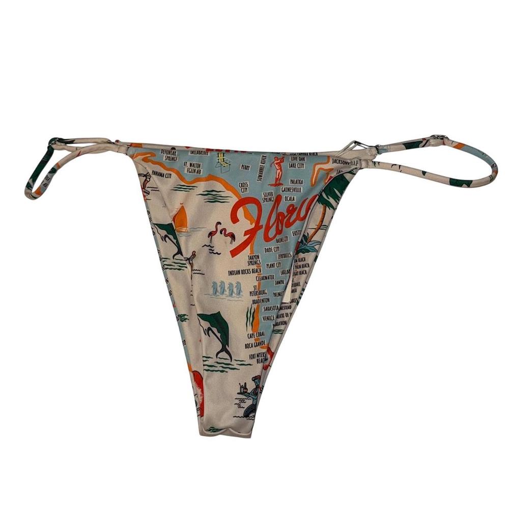 NEW DUVIN women's dd florida bikini bottom in multicolor